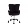 Fauteuil bureau q-connect messina recouvert tissu base metal chrome hauteur max 960mm largeur 570mm prof 620mm noir