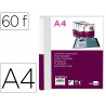 Protege-documents liderpapel personnalisable kangourou polypropylene 60 pochettes fixes a4 coloris transparent