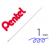 Recharge pour stylo-bille retractable pentel bx470 izee pointe large 1mm encre bleue sachet 2 unites