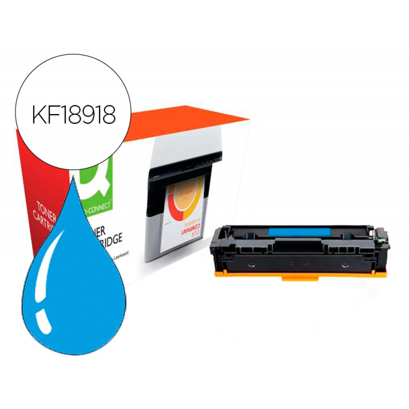 Toner compatible q-connect canon lbp611c i-sensys lbp610 cyan high yield 2200 pages