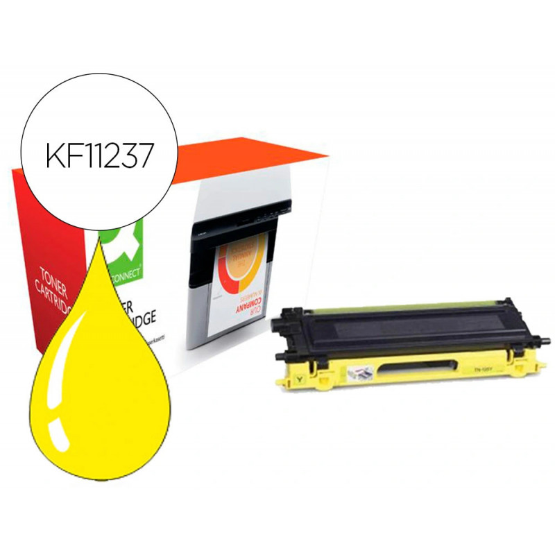 Toner compatible q-connect brother tn423y hl-l8260 / 8360 jaune 4000 pages