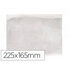 Pochette porte-documents q-connect auto-adhesive transparente 225x165mm paquet 100 unites
