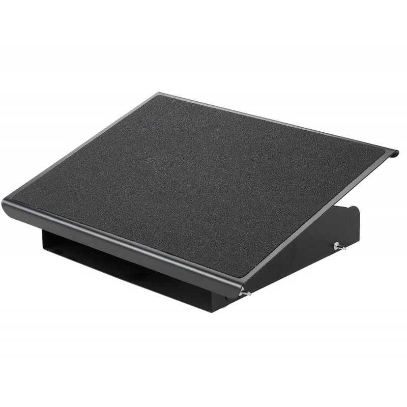 Repose-pieds métallique q-connect ajustable 415x326x103mm