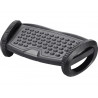 Repose-pieds plastique q-connect ajustable avec fonction de balancement 417x225x135mm