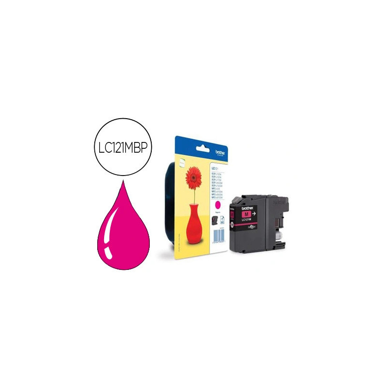 Cartouche brother jet d'encre dcp-j752 couleur magenta