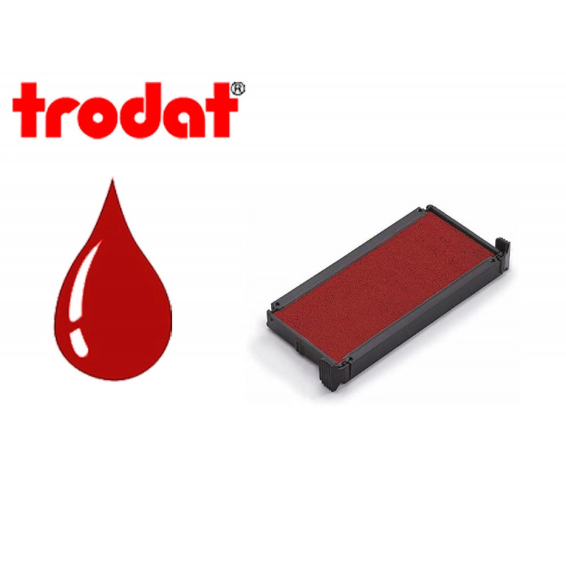 Cassette encrage trodat 6/4914c pour tampon printy 4914 coloris rouge