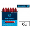 Cartouche encre schneider rouge boite 6 pieces