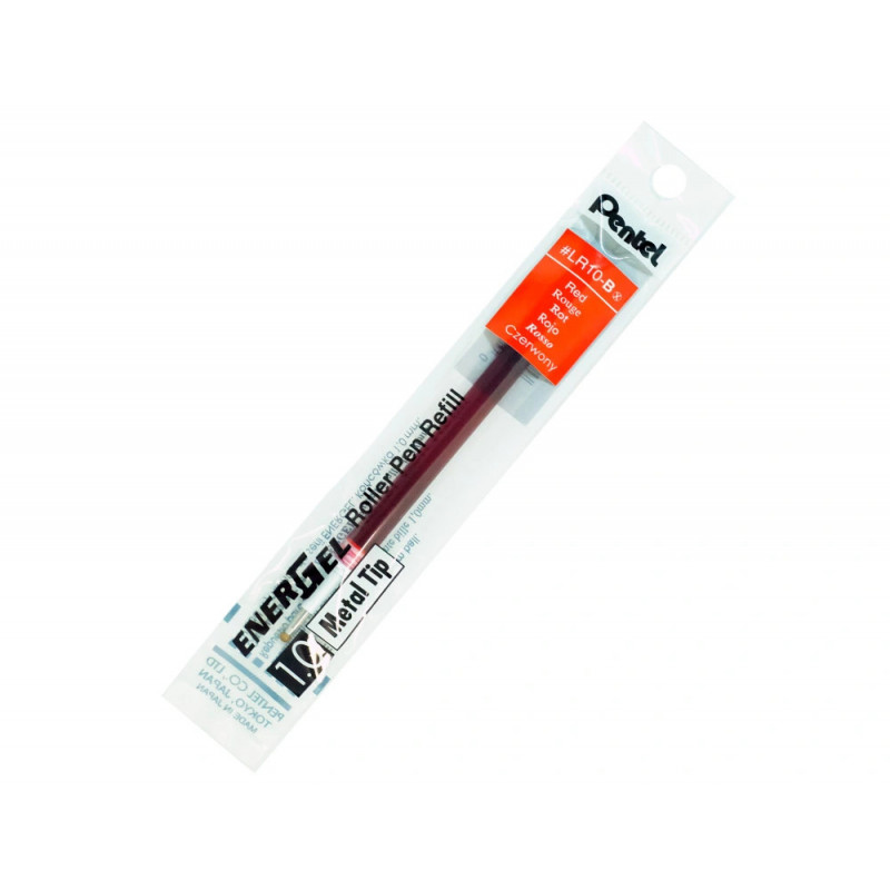 Recharge roller pentel bl80 coloris rouge