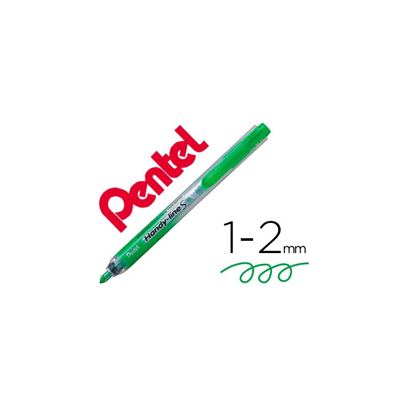 Surligneur pentel handy-line s coloris vert