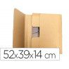 Boite carton q-connect speciale emballage livres catalogues revues dossiers montage facile cannelure 3mm 520x390x140mm