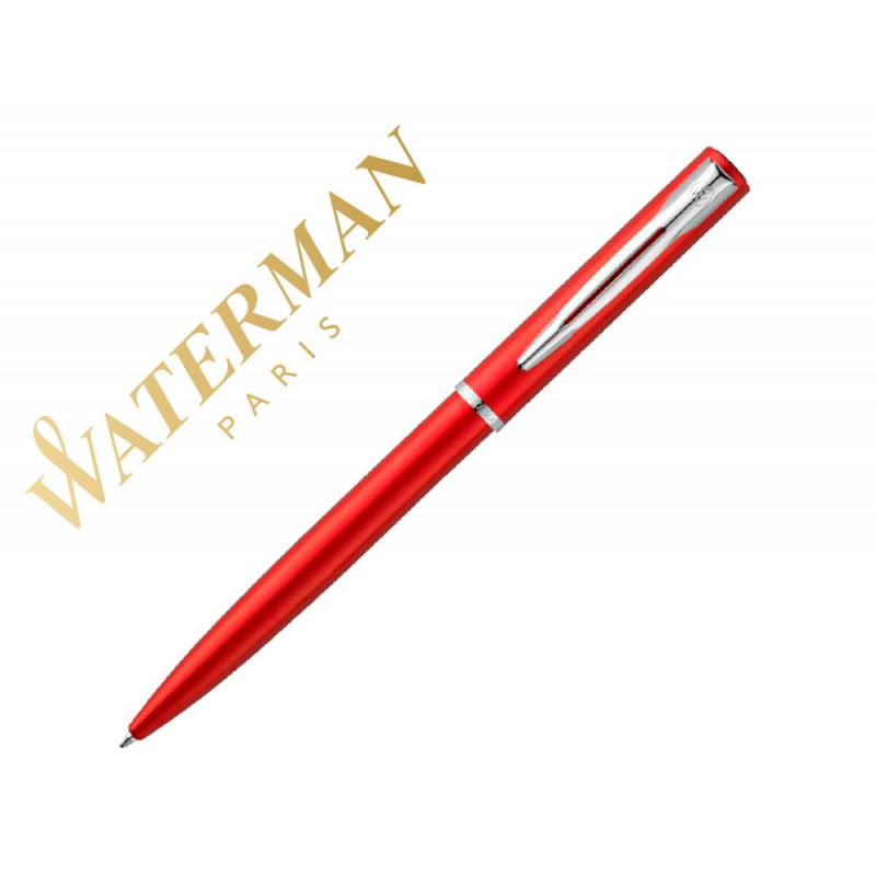 Stylo-bille waterman allure coloris rouge avec écrin