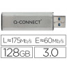Clé usb q-connect 3.0 128gb lecture 50mb/s écriture 10-15mb/s rétractable interface superspeed 3.0