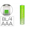 Pile q-connect economique capacité 1.5v i.c.e. lr03 taille aaa blister 4 unités