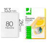 Pochette plastification q-connect à chaud économique format a5 80 microns boîte 100 unités
