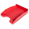 Corbeille à courrier q-connectpolypropylène documents a4+ 240x320mm empilable 350x255x65mm coloris rouge opaque