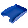 Corbeille à courrier q-connectpolypropylène documents a4+ 245x320mm empilable 350x255x65mm coloris bleu opaque