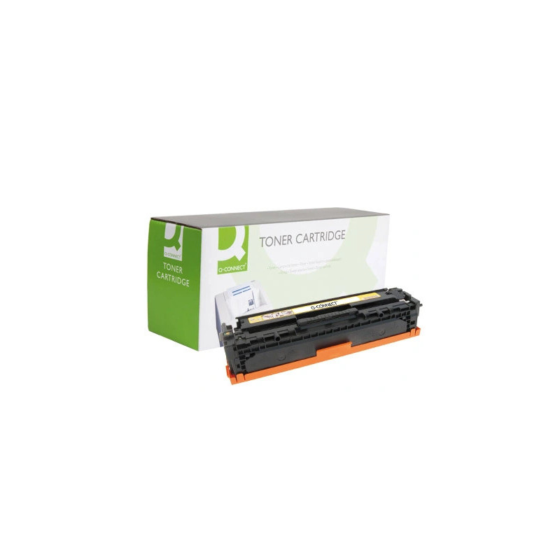 Toner laser q-connect compatible imprimantes hp cb542a couleur jaune 1400p