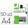 Transparent q-connect économique ohp imprimante jet encre format a4 bande détachable boîte 50 unités