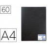 Protège-documents elba memphis polypropylène couverture semi-rigide 60 pochettes 120 vues a4 210x297mm coloris noir