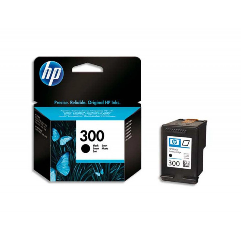 Cartouche hp 300 jet d'encre cc640ee couleur noir 200p