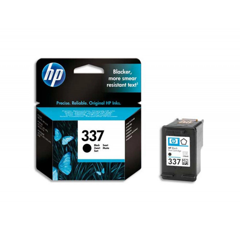 Cartouche hp 337 jet d'encre c9364ee couleur noir 400p