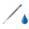 Recharge universelle stylo-bille type parker largeur fine coloris bleu