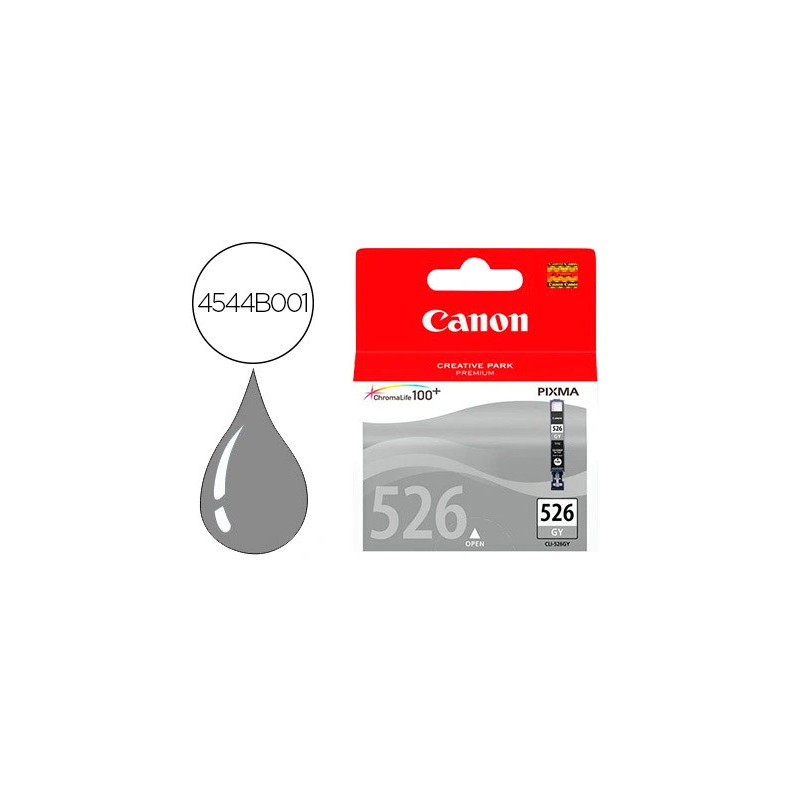 Cartouche canon jet d'encre 4544 b001-cli526gy couleur gris 1515p