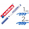 Marqueur edding e661 tableau blanc pointe fine ogive 1/2mm résistante corps plastique encre cap-off faible odeur bleu