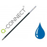 Recharge q-connect stylo-bille sur socle largeur moyenne coloris bleu