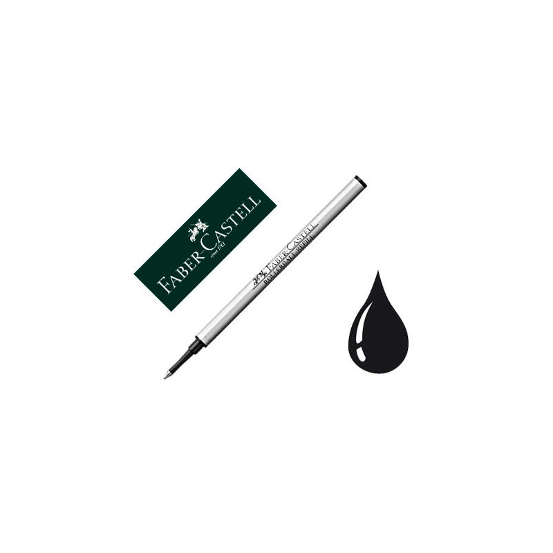 Recharge faber-castell roller affinity ambition emotion largeur moyenne coloris noir