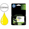 Cartouche hp 920xl jet d'encre cd974ae couleur jaune haute capacité 700p