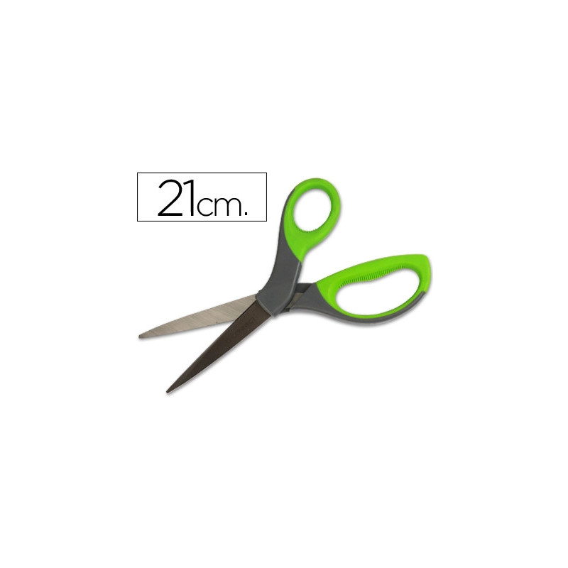 Ciseaux q-connect économiques avec grip 210mm anneaux caoutchouc