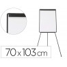Chevalet q-connect économique fond mélaminé tableau effaçable sec 70x100cm auget barette pivotante hauteur maximum 2m
