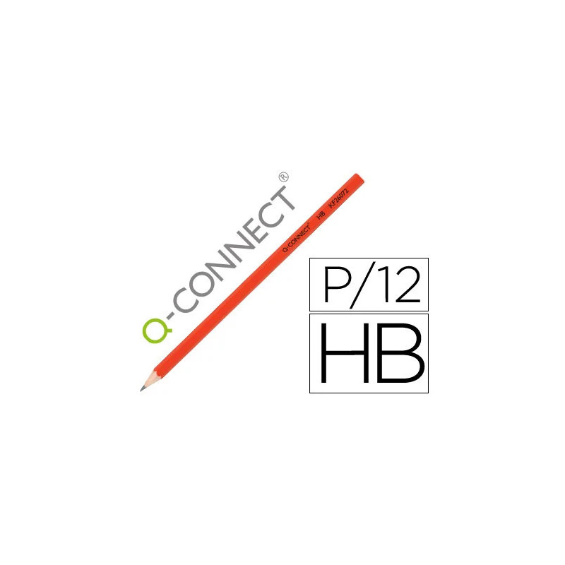Crayon graphite q-connect hb corps hexagonal usage courant