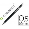 Porte-mines q-connect confort 0.5mm clip metal grip caoutchouc anti-fatigue corps coloris noir