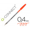 Stylo-bille q-connect écriture moyenne 0.7mm encre classique bille indéformable capuchon couleur encre rouge