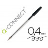 Stylo-bille q-connect écriture moyenne 0.7mm encre classique bille indéformable capuchon couleur encre noir