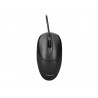 Souris filaire q-connect molette 2 boutons port usb adaptateur ps/2 coloris noir