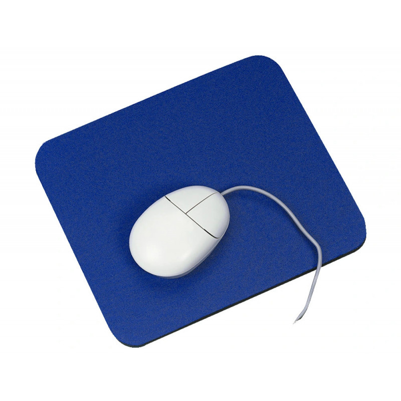Tapis souris q-connect standard antidérapant coloris bleu