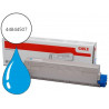 Toner laser oki c831/c840/c841 pour couleur cyan 10000p