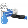 Toner laser kyocera 1t02ktcnl0 tk580c pour fsc5150dn/p6021cdn couleur cyan 2800p