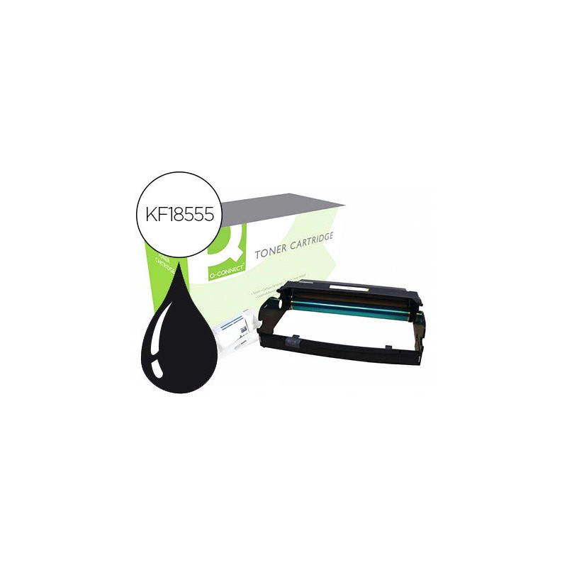 Toner q-connect compatible lexmark 50f2h00 ms310qcn pour imprimantes ms310d 410 510 610 noir 5000p