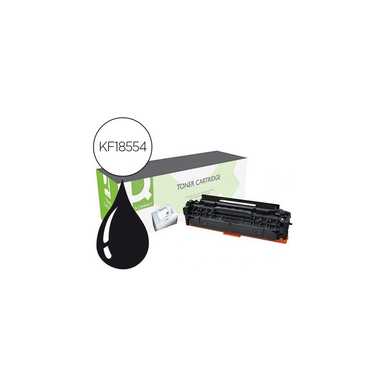 Toner q-connect compatible hp cf281a 81aqcn pour imprimantes laserjet enterprise m630 couleur noir 10500p