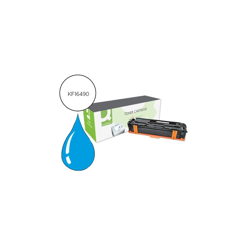 Toner q-connect compatible hp cf211a m251cqcn pour imprimantes cf211a color laserjet m251 series couleur cyan 1800p