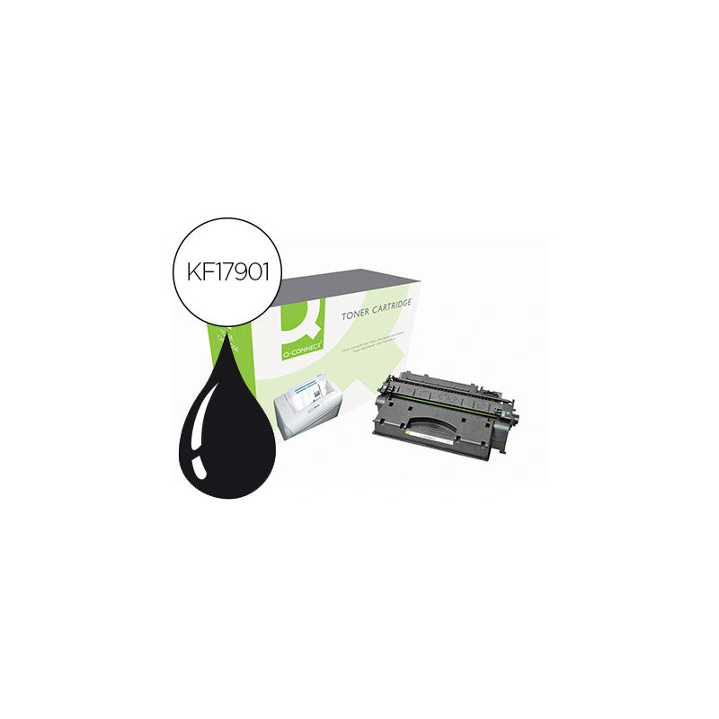 Toner q-connect compatible canon 3480b002aa 719hqcn pour isensys lbp6300 6650 6670 6680 mf5940 5980 couleur noir 6400p
