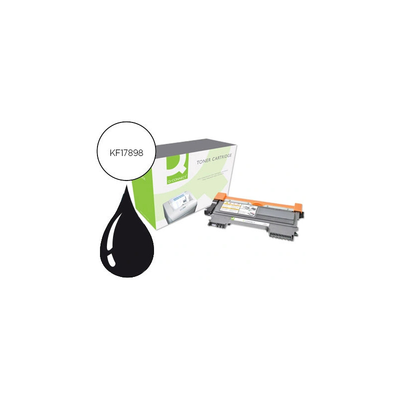 Toner laser q-connect brother 2210 pour hl2240 2250 2270 dcp7060 7065 7070 mfc7360 7460 7860 fax2840 2940 couleur noir