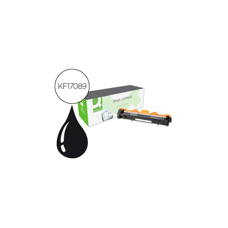Toner laser q-connect compatible imprimantes brother hl2130 2135w dcp7055 couleur noir 1000p