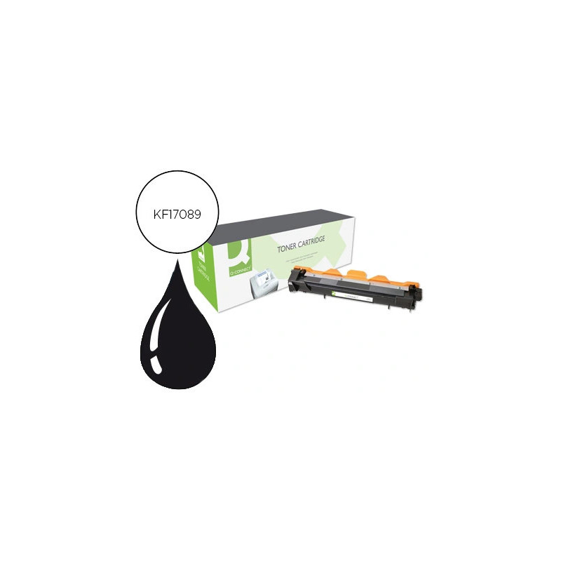Toner laser q-connect compatible imprimantes brother tn1050 hl1110 dcp1510 mfc1 810 couleur noir 1000p