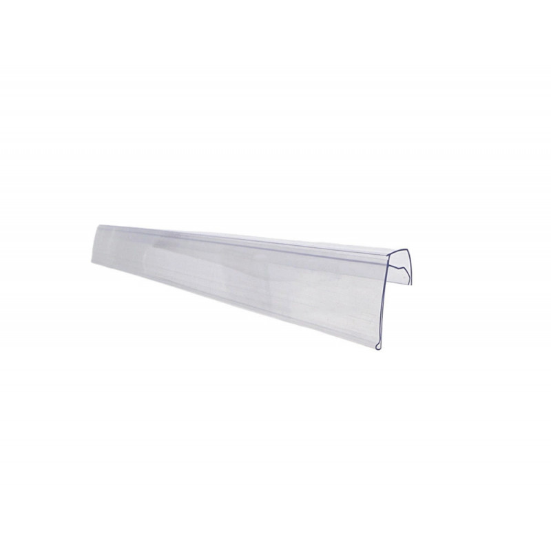 Support porte-etiquette prix q-connect pour etagere, 40x1000 mm transparent