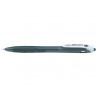 Stylo-bille pilot rexgrip écriture 0.7mm encre ultra douce corps caoutchouté rétractable rechargeable couleur noir